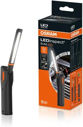 Світлодіодний інспекційний ліхтар OSRAM LEDIL414 LEDinspect, 6000K, регульоване наголов'я, акумуляторний налобний ліхтар з трьома функціями освітлення (SLIM500)