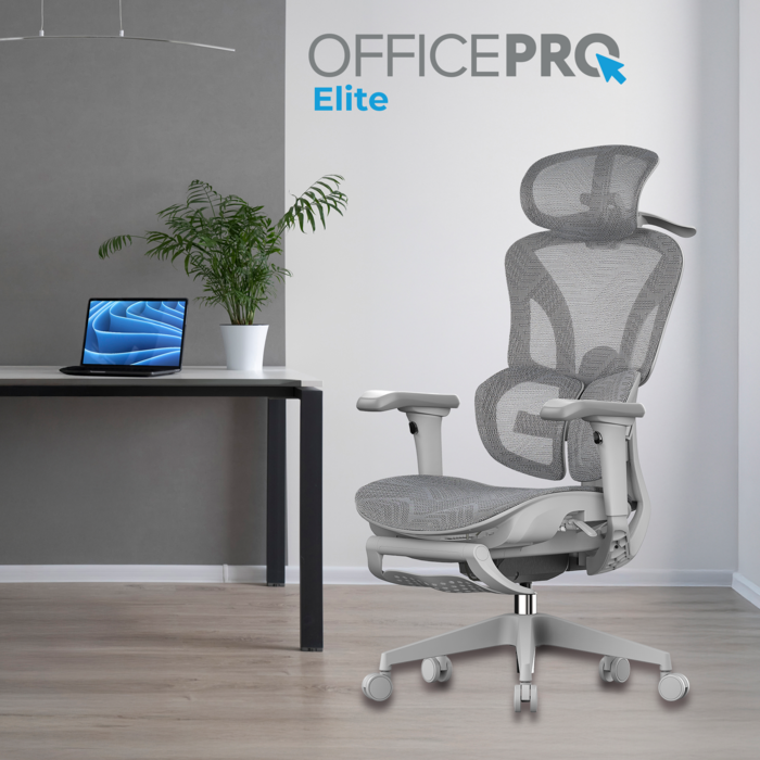 Крісло  офісне OfficePro OC950G Grey