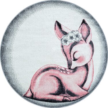Дитячий килимок Fawn Design Pink Runner - Килимок з коротким ворсом Дитячий ігровий килимок Антиалергенний і Екстра М'який - Килимки для дитячої кімнати для хлопчика і дівчинки Дитячий килимок (200 х 290 см, рожевий)