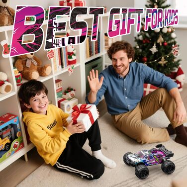 Радіокерований позашляховик DEERC 9205E 1:10 48 км/год 4WD з двома акумуляторами - іграшка для дітей та дорослих