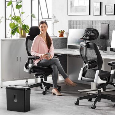 Шредер для паперу з перехресним різанням, 6 листів, знищення CD та кредитних карт, 11л контейнер, SCH06 Ultra