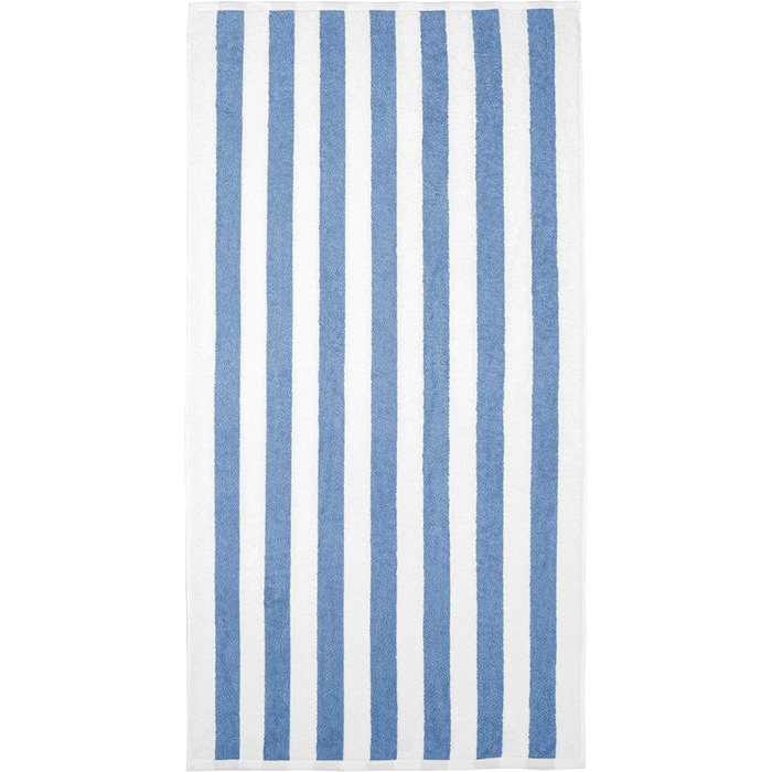 Пляжний рушник в смужку (небесно-блакитне, 2 упаковки)