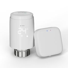 Smart термостат на радіатор 2 шт, Zigbee, бездротовий, з керуванням Tuya (Alexa, Google Assistant), енергозбереження