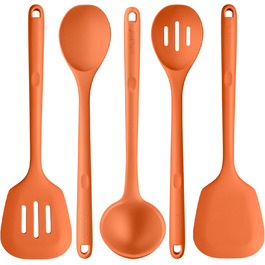 Набір кухонних аксесуарів U-Taste з силікону (5 шт.), стійкий до 315°C, BPA-free, для приготування, перемішування, обсмажування