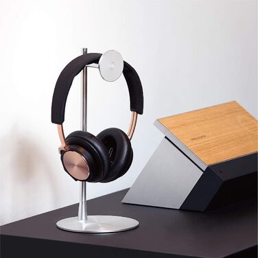 Підставка для навушників Just Mobile Avant - стильний стійкий тримач з алюмінію (чорний)