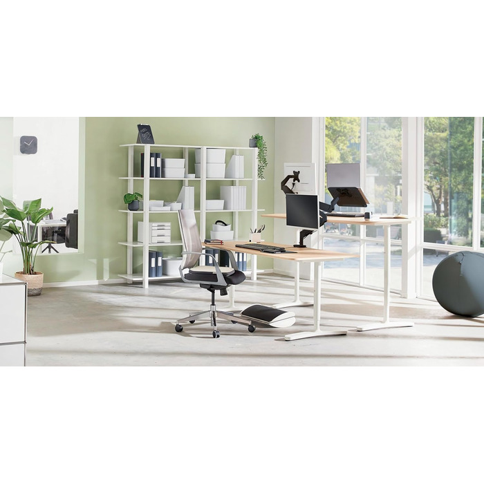 Підставка для ніг Leitz Ergo Cosy, сіра, для офісу, з підставкою для зап'ястя, сіра, 53710089