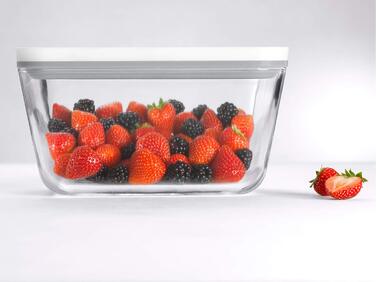 Набір контейнерів для вакуумної упаковки Zwilling Fresh & Save S/M/L (3 шт.), скло, білий