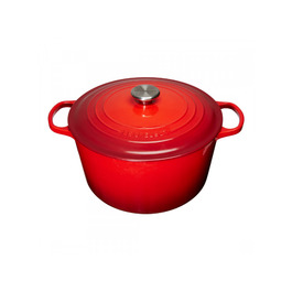 Каструля/сковорода з кришкою висотою 26 см, червоний Le Creuset