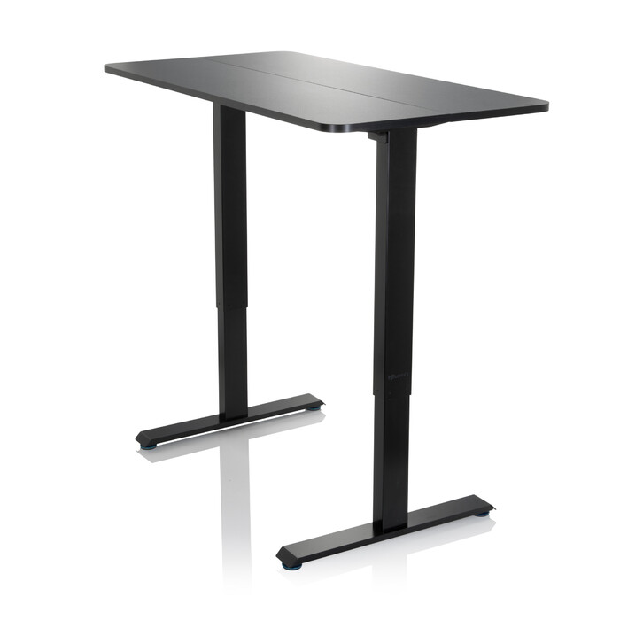 Робочий стіл STAND CR 120 x 60 з ручним регулюванням висоти, чорний колір, hjh OFFICE