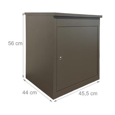 Коробка для зберігання Relaxdays, підходить для монтажу на підлозі та стіні