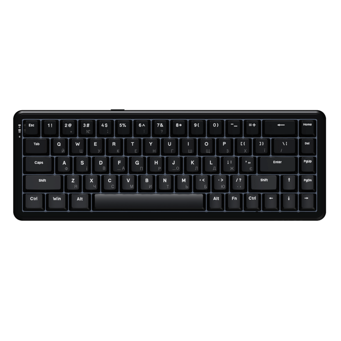 Клавіатура механічна дротова Ajazz AK680 MAX Magnetic Switch RGB USB Black