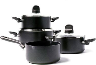 Набір посуду GreenPan Memphis 4 шт. з керамічним антипригарним покриттям, без PFAS, для індукційних плит, безпечний для здоров'я