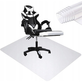 Килимки для стільців для різних поверхонь - Високоякісний, прозорий, протиковзкий захисний килимок для офісного крісла - ефективний килимок для стільця, міцний і простий у догляді. 140x100 см Прозорий