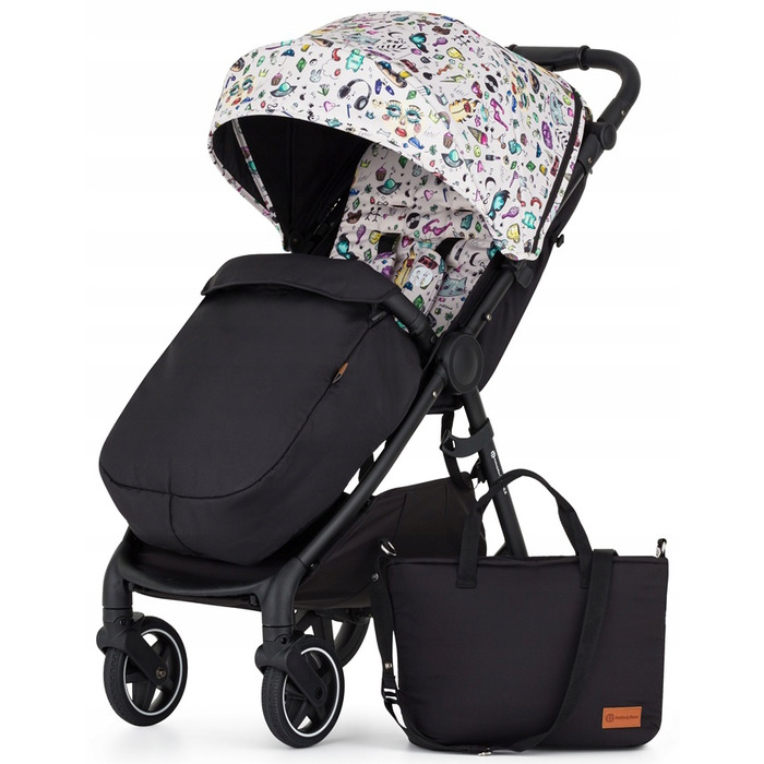 Дитячий прогулянковий візок Petite&Mars Royal 3 BLACK Limited Tattoo