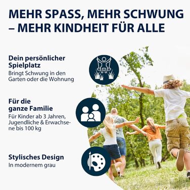 Шоукель HUDORA Nestschaukel 90 - пластикова сітка-шоукель для дітей та дорослих (діаметр 90 см)