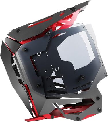 Ігровий корпус Antec Torque Midi-Tower чорний/червоний, алюмінієвий, підтримка ATX/EATX/ITX/Micro ATX