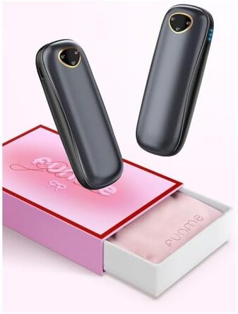 Електричні нагрівачі для рук Funme® 2 шт. 10000mAh Powerbank, USB, 60°C, для жінок, Outdoor, OT95 Waffengold