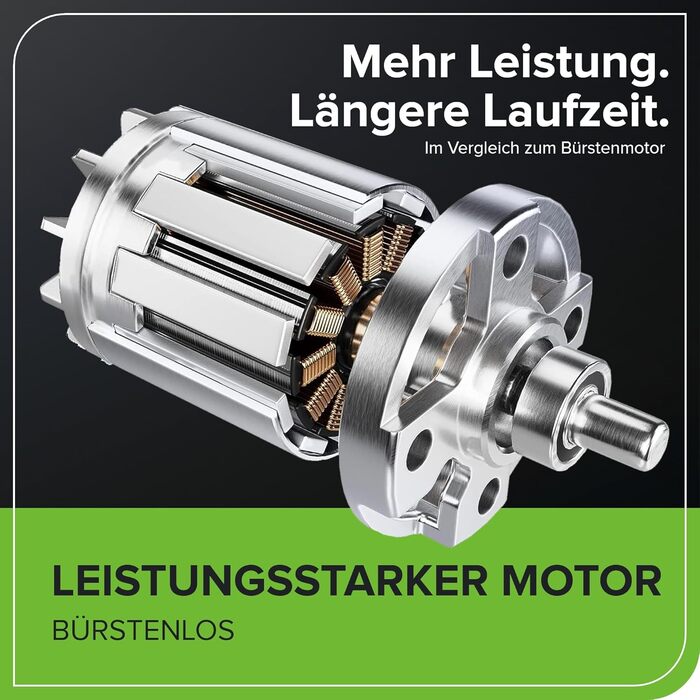 Акумуляторний листозбірник/лістовий повітродув Greenworks 40V GD40BVK2X з безщітковим двигуном, 370 км/год, 14.17 м³/хв, 45л мішок для збору листя, 3 роки гарантії, 5Ah акумулятор та універсальне зарядне пристрій + бонусний акумулятор 4Ah