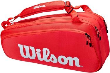 Тенісна сумка Wilson Sporting Goods (XL, червона/екскурсійна, однотонна (тверді речовини для втечі))