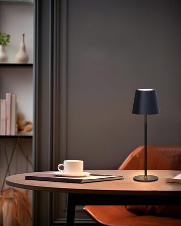 LED-лампа Jackyled настільна бездротова, перезаряджувана, з акумулятором 5000mAh, 3 режими висоти, 3 колірні температури, регулювання яскравості, портативна, вологостійка, для вітальні, спальні, 1 шт.
