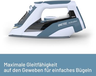 Відпарювач Imetec Activation з керамічно-турмаліновою підошвою, 200 г/хв, ZeroCalc, 2400 Вт