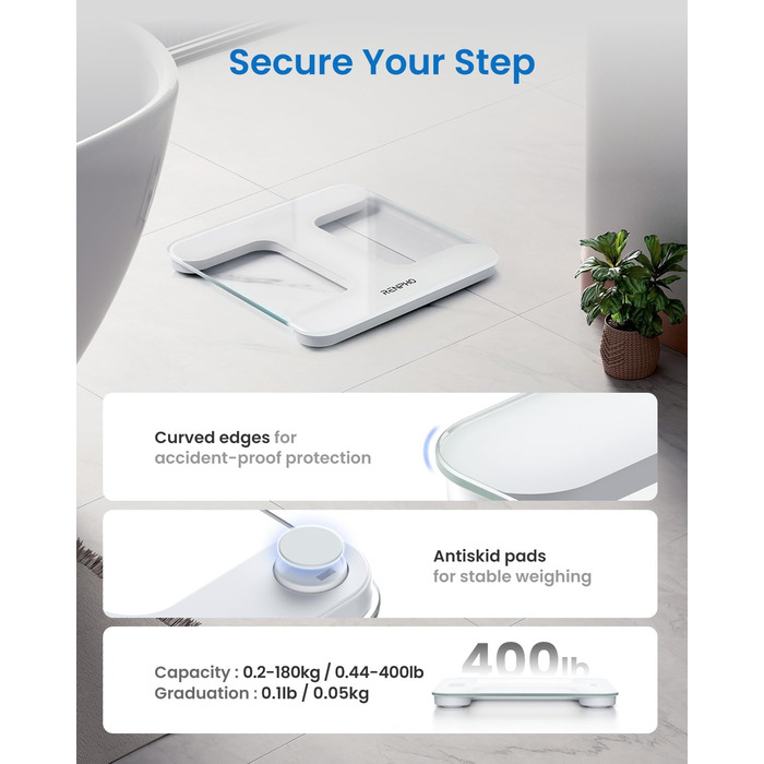 RENPHO Цифрова кавова вага з таймером, перезарядна 0,1г/3кг, точна вага для еспресо з автоматичним таймером, портативна кухонна вага для пуровер та фільтр-кави, подарунок для кавомана (прозора, 260 мм)