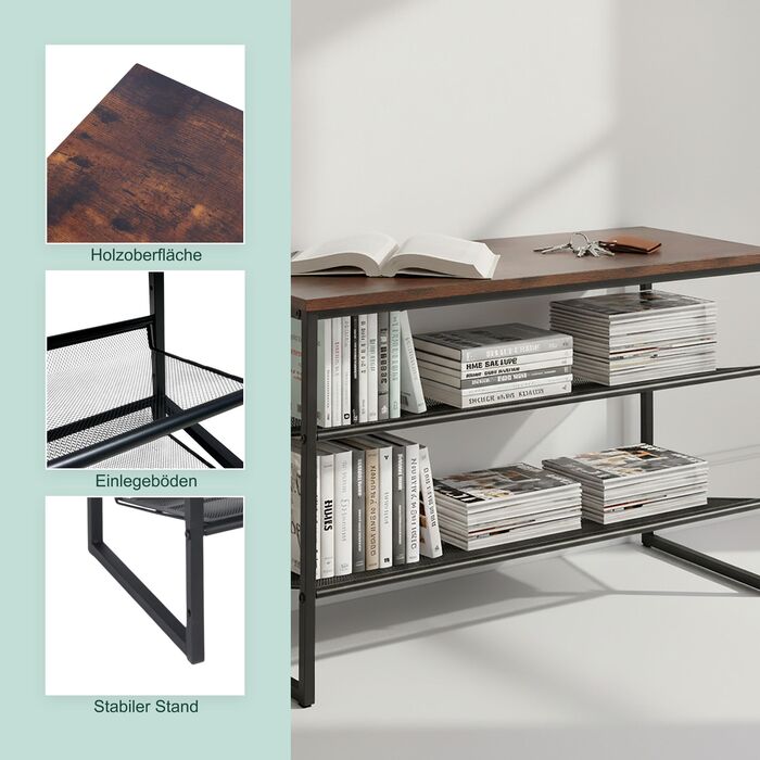 Стелаж для взуття Relaxdays металевий 75x30x52 см