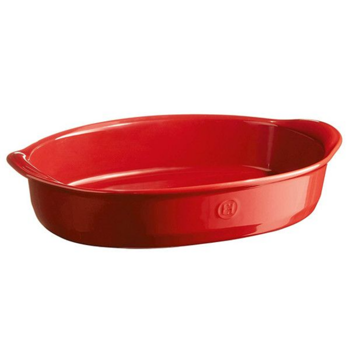 Форма для запікання овальна Emile Henry Ovenware 41х26 см червона (349054), Червоний