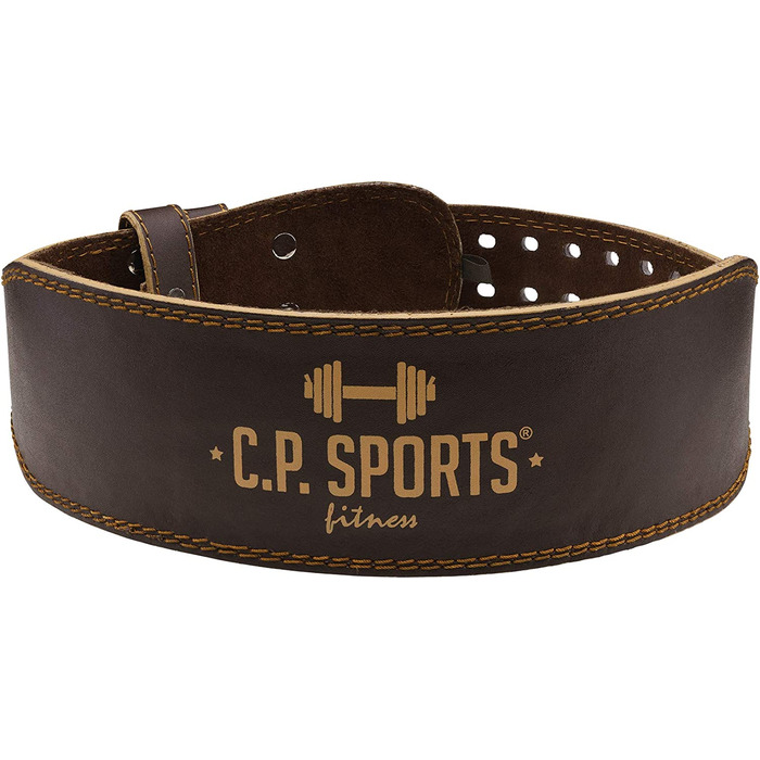Спортивний пояс для важкої атлетики C.P.Sports 5XL-6XL коричневий