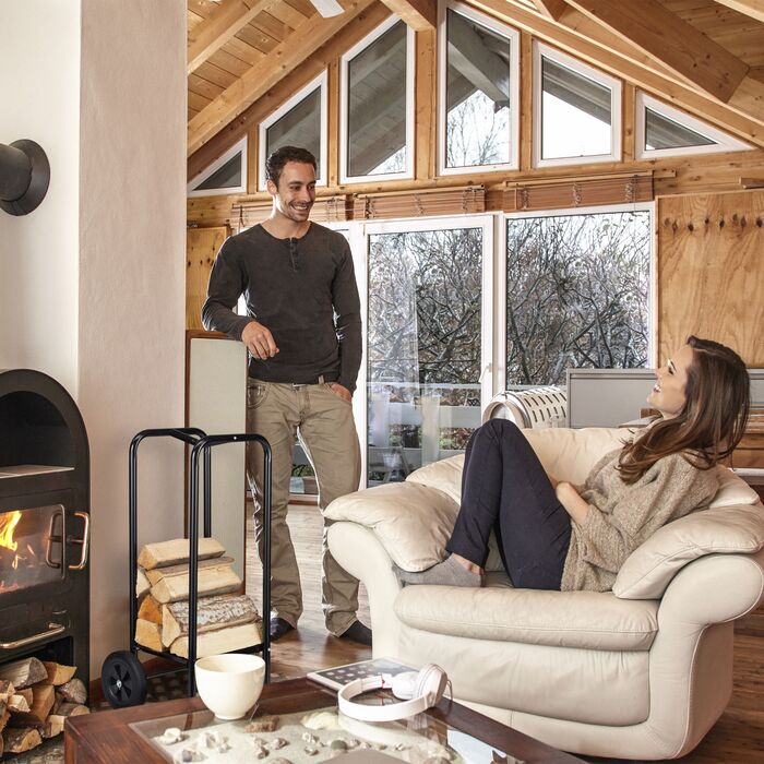 Візок для дров Relaxdays з колесами