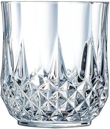 Келихи для коньяку Cristal d'Arques Paris Longchamp, 320 мл, 6 шт., з Kwarx, блискучі, міцні, прозорі