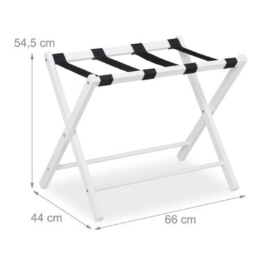 Підставка для валізи Relaxdays дерев'яна, складна