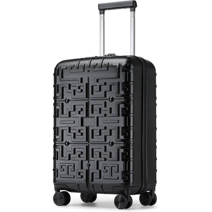 Ручна поклажа Supercase TSA Hard Shell 4 колеса 55x35x23см (чорний, 20')