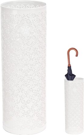 Металева підставка для парасольок органайзер для парасольок тримач для палиць білий для квартири, офісу, дому