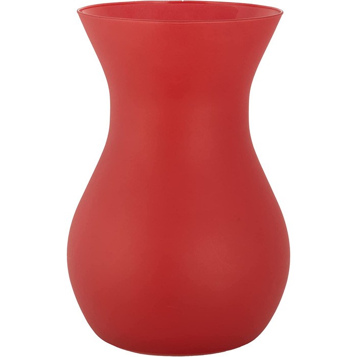 Тренд для дому ваза для квітів ваза скляна скляна ваза для квітів скляна ваза для квітів настільна декоративна ваза прозора скляна декоративна ваза для вітальні декоративна ваза 2410 мл год 18 см / мак (червоний, 1229 мл)