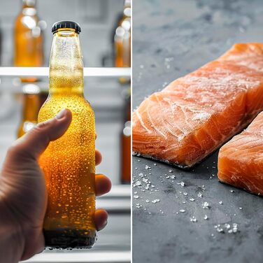 Міні-холодильник Cecotec Bolero CoolMarket TT Origin 45: 294 л, 1 дверцята, бежевий, з LED-підсвічуванням, відкривачкою для пляшок, ретро-дизайн