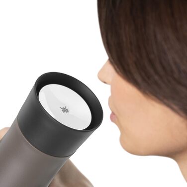 Термокружка WMF Impulse 350 мл, з автоматичним клапаном та 360° отвором, підтримує температуру до 8 годин (гаряче) / 12 годин (холодне), сірий колір