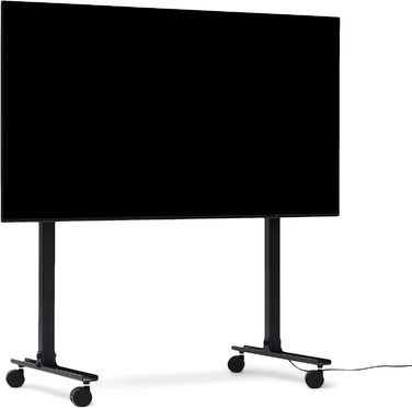 Підставка для телевізора на колесах, 40-70 дюймів, сіра | Мобільна підставка для ТВ | Rollin'