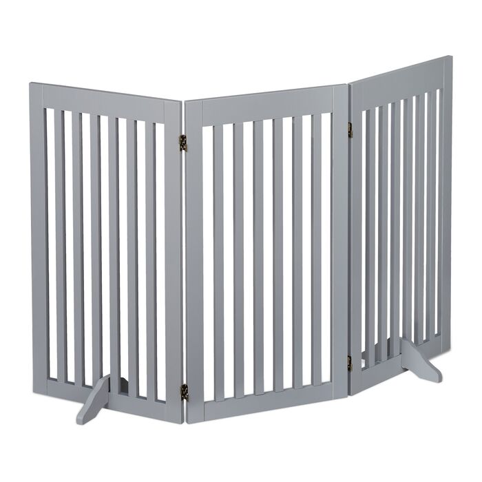 Захисний бар'єр Relaxdays сірого кольору, 92 см