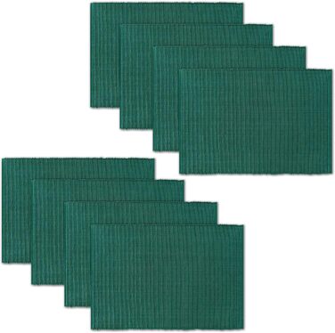 Набори тканинних серветок AVKA Studio, 8 шт., 33 x 48 см, 100% бавовна, рифлена текстура, для щоденного використання, зелений (Півники)