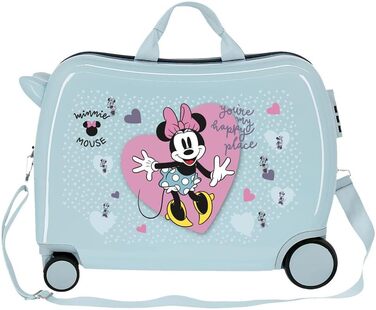 Дитяча валіза Disney Minnie синя 50x39x20 см Кодовий замок ABS 34 л 1,8 кг 4 колеса ручна поклажа