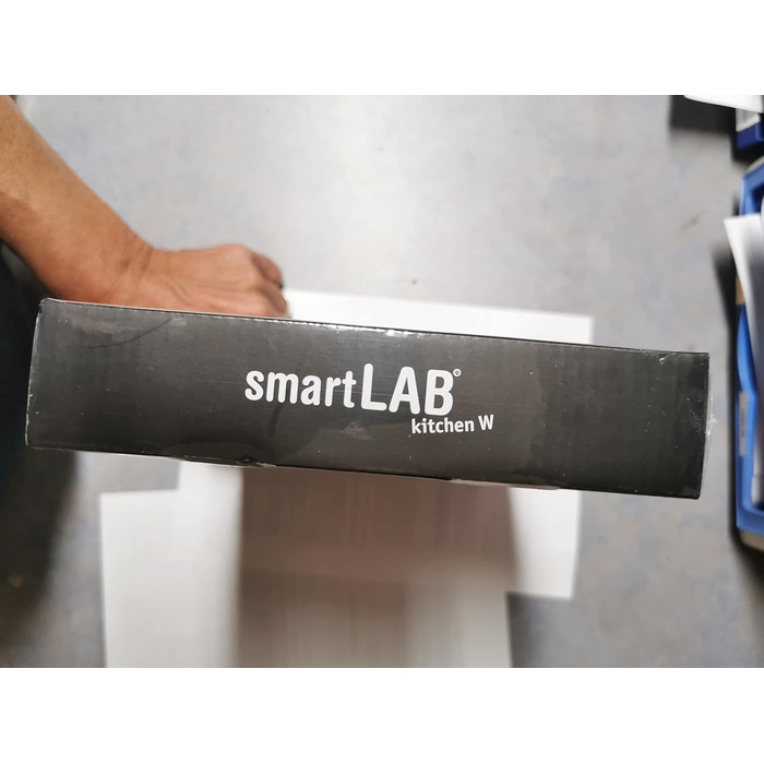 Кухонні ваги SmartLab Kitchen W з Bluetooth Цифрові ваги для кухні зі скла Харчові ваги чорного кольору з передачею даних