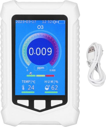 Портативний детектор озону Ozonmessgerät з USB-зарядкою та чітким екраном – точні вимірювання якості повітря