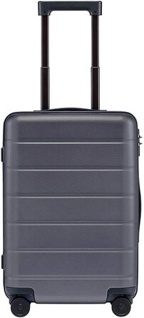 Валіза Xiaomi Carry-on Luggage 20 (31 л) на колесах з високоякісного алюмінієво-магнієвого сплаву з 4-ма колесами та подвійним кодовим замком TSA, сертифікована (Mi Classic, сірий)