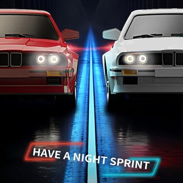 RC Дрифт-кар Drift Auto 1:16 2.4GHz, 4WD, червоний, зі світлодіодами, 3 батареї