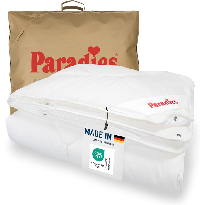 Ковдра PARADIES 135x200 см Prima Bio, м'яка та дихаюча, 4-сезонна, 155x220 см