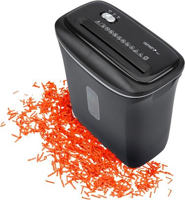 Шредер Genie 480X: знищувач документів, 8 листів, P-4, автоматичний, 12л, захист від перегріву