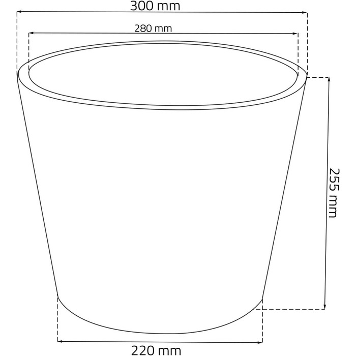 Підставка для різдвяної ялинки Form Plastic 30х25,5 см коричнева