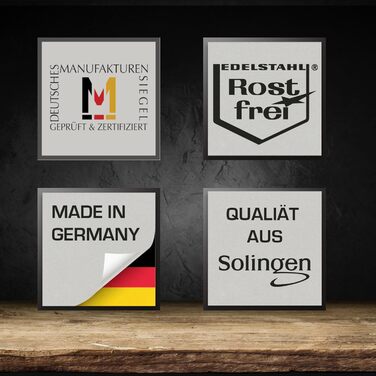 Набір кухонних ножів Gehrig Solingen Home Myii, 6 предметів, нержавіюча сталь, Made in Germany