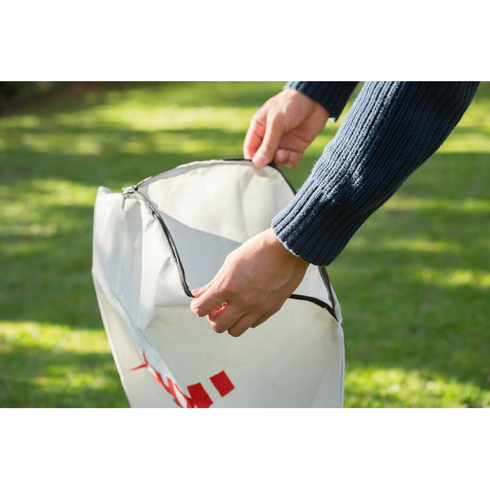 IKRA 74204030 Електричний 3-в-1: пилосос для листя, повітродувка, подрібнювач листя IBV 2800 E, об'єм контейнера 45л, швидкість повітря 275 км/год, 2800 Вт, 230 В, сірий/червоний/чорний